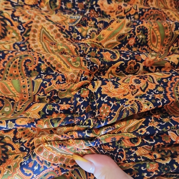 Earthbound Trading Co. Maxi dress paisley print size small - Picture 6 of 7